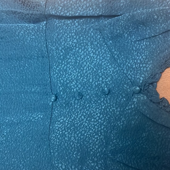 Blue Zara satin effect dress - Picture 8 of 12